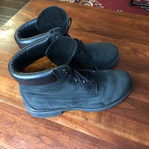 Black Timberland Boots Sz 8